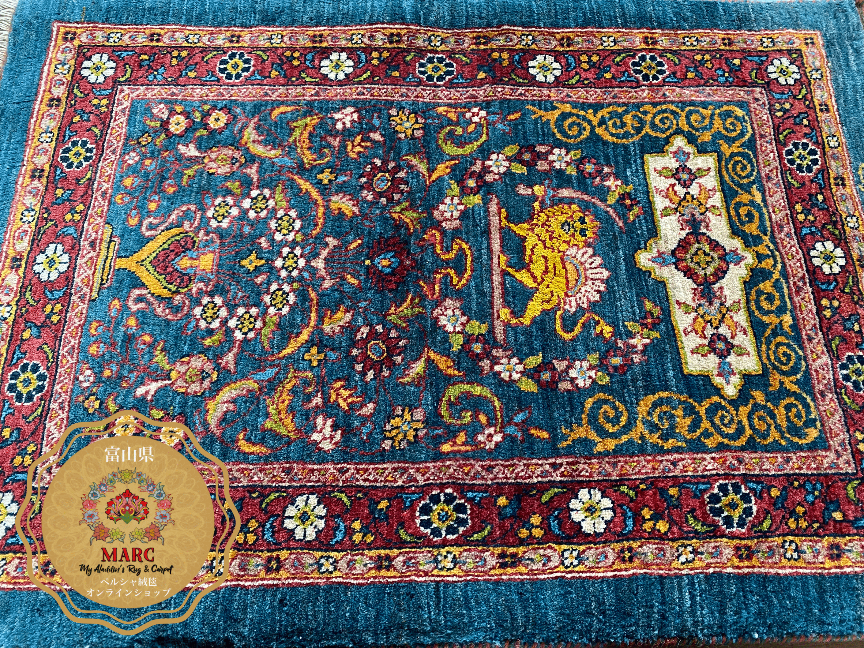 カシュガイ族 手織り絨毯 67×96cm