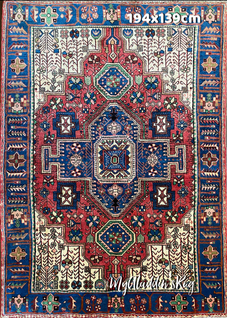 ビジャー産 ペルシャ絨毯 タペストリー 100×70cmペルシャ絨毯 - dso-ilb.si