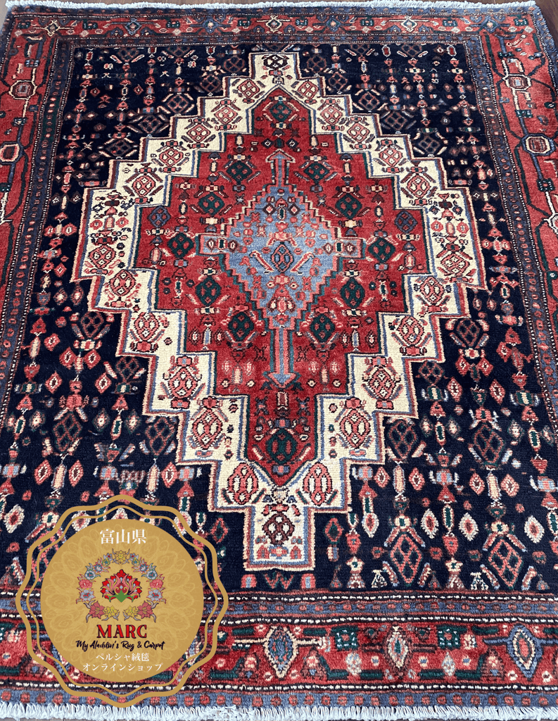 セネ産 ペルシャ絨毯 141×119cm– MARC My Aladdin's Rug & Carpet