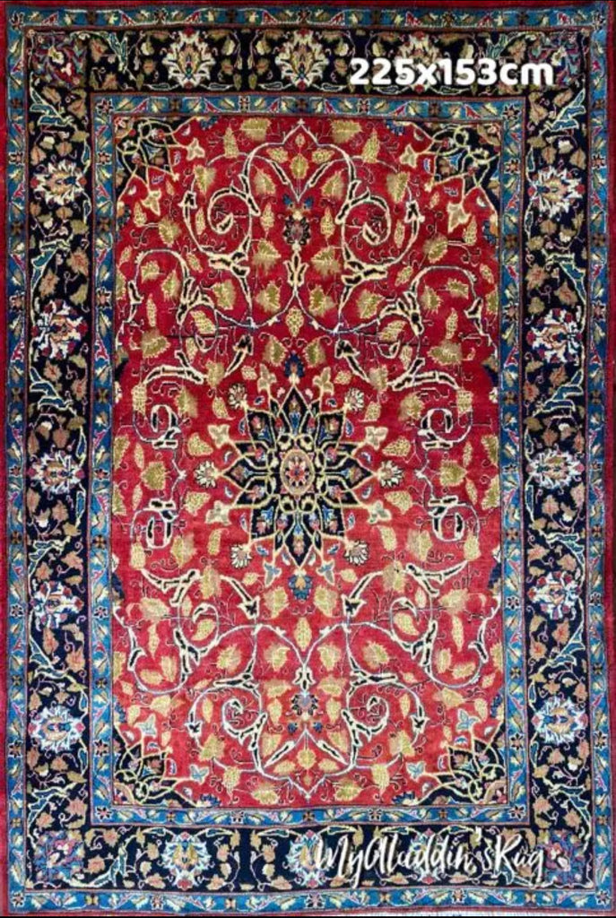 マシャド産 ペルシャ絨毯 225×153cm– MARC My Aladdin's Rug