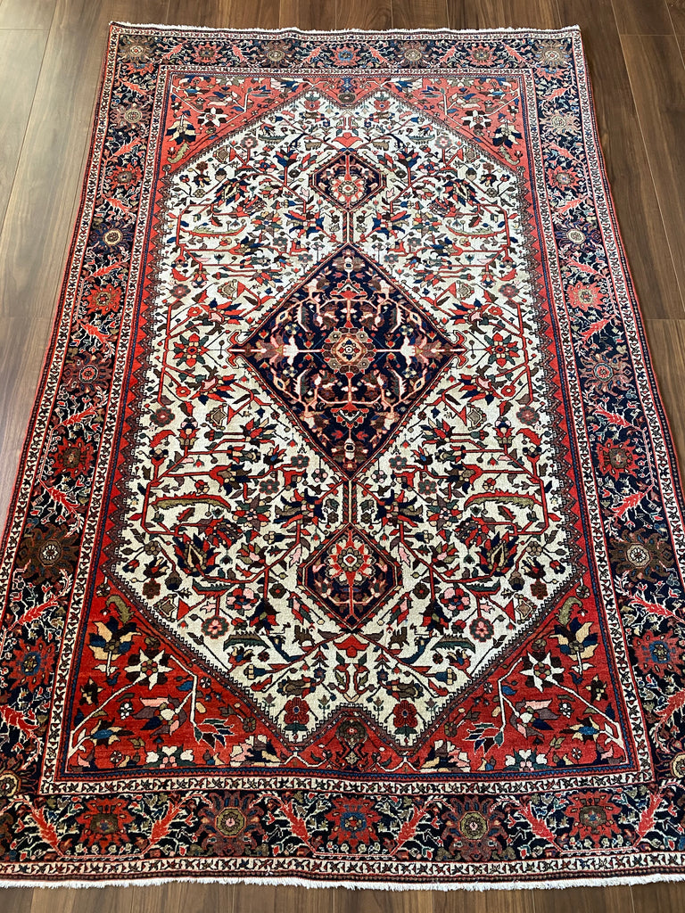アンティーク ペルシャ絨毯 ファラハン・サルーク 195×130cm