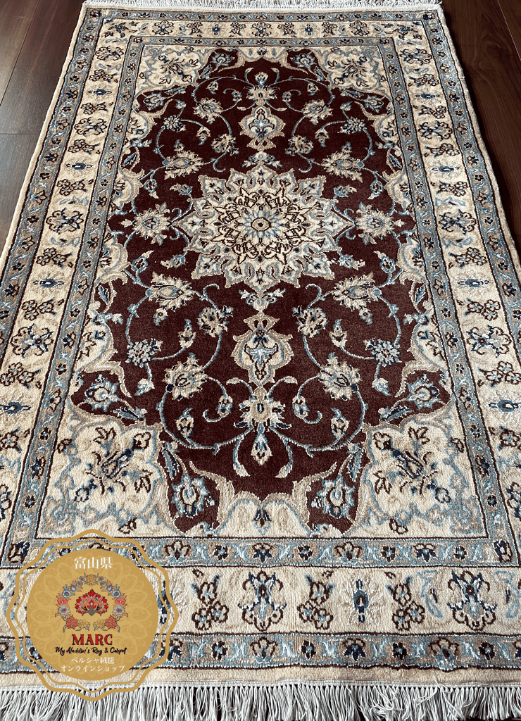 ナイン産 9la ペルシャ絨毯 152×97cm